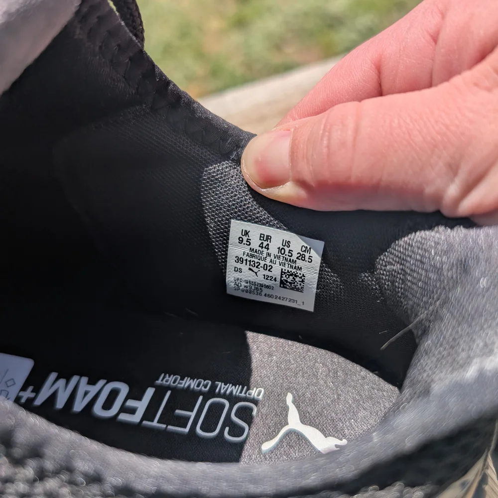 Puma Men's Black Athletic Sneakers - Picture 3 of 3